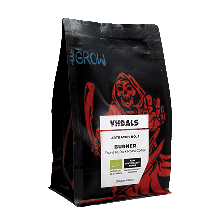 Burner kaffe - Espresso mørkristet