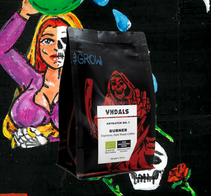 Burner kaffe - Espresso mørkristet